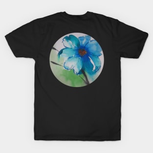 Blue Flower Power T-Shirt